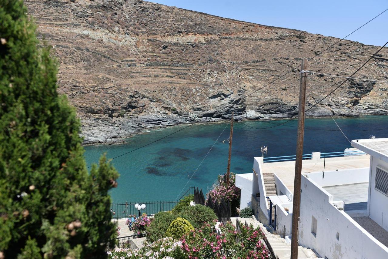 Κυκλαδίτικη Βίλα Στην Παραλία Αντώνηδες, Κύθνου Kíthnos Exterior foto